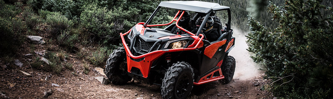 2018 Can-Am® Maverick Trail-Red for sale in Borderline Powersports, Cheyenne, Wyoming